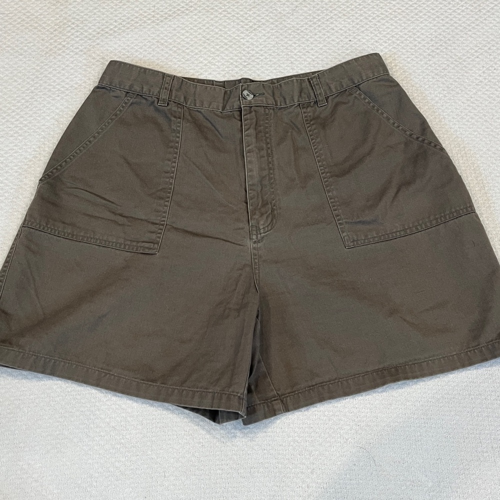 Olive chino shorts